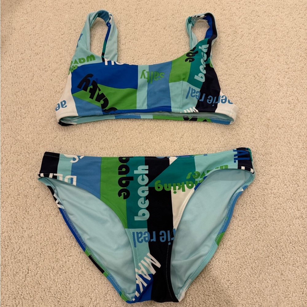 Kids Swimwear Set - Blue and Green